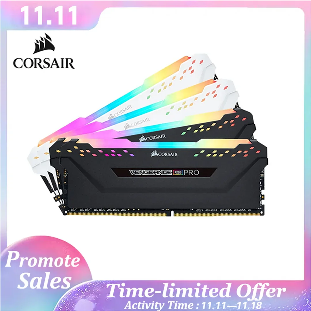 

CORSAIR Vengeance RGB PRO Ram 8GB 16GB Memoria DDR4 3200mhz 3600mhzMemory for Desktop PC