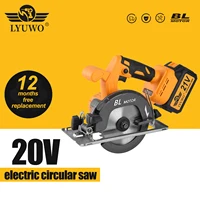 LYUWO 140MM Electric Circular Saw Rechargeable Household Hand Saw Multifunctional Cutting Machine Compatible With Makita Battery 1