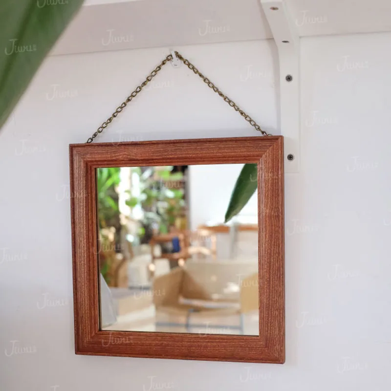 

Shower Round Cosmetic Makeup Wall Mirror Bathroom Desk Vintage Vanity Compact Table Mirror Floor Espejos Decorative Mirrors