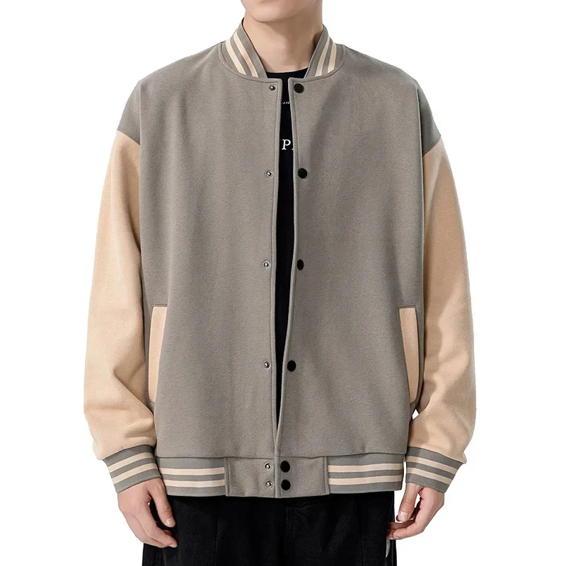 2023 Men's Japanese Baseball Coat Men's Autumn and Winter New Couple Casual Loose Jacket Coat Trend Varsity Jacket  ParkasJacket