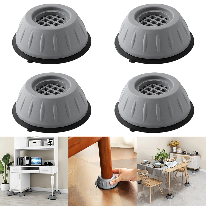 4PCS Tapis Anti Vibration Machine a Laver, Patins Amortisseurs