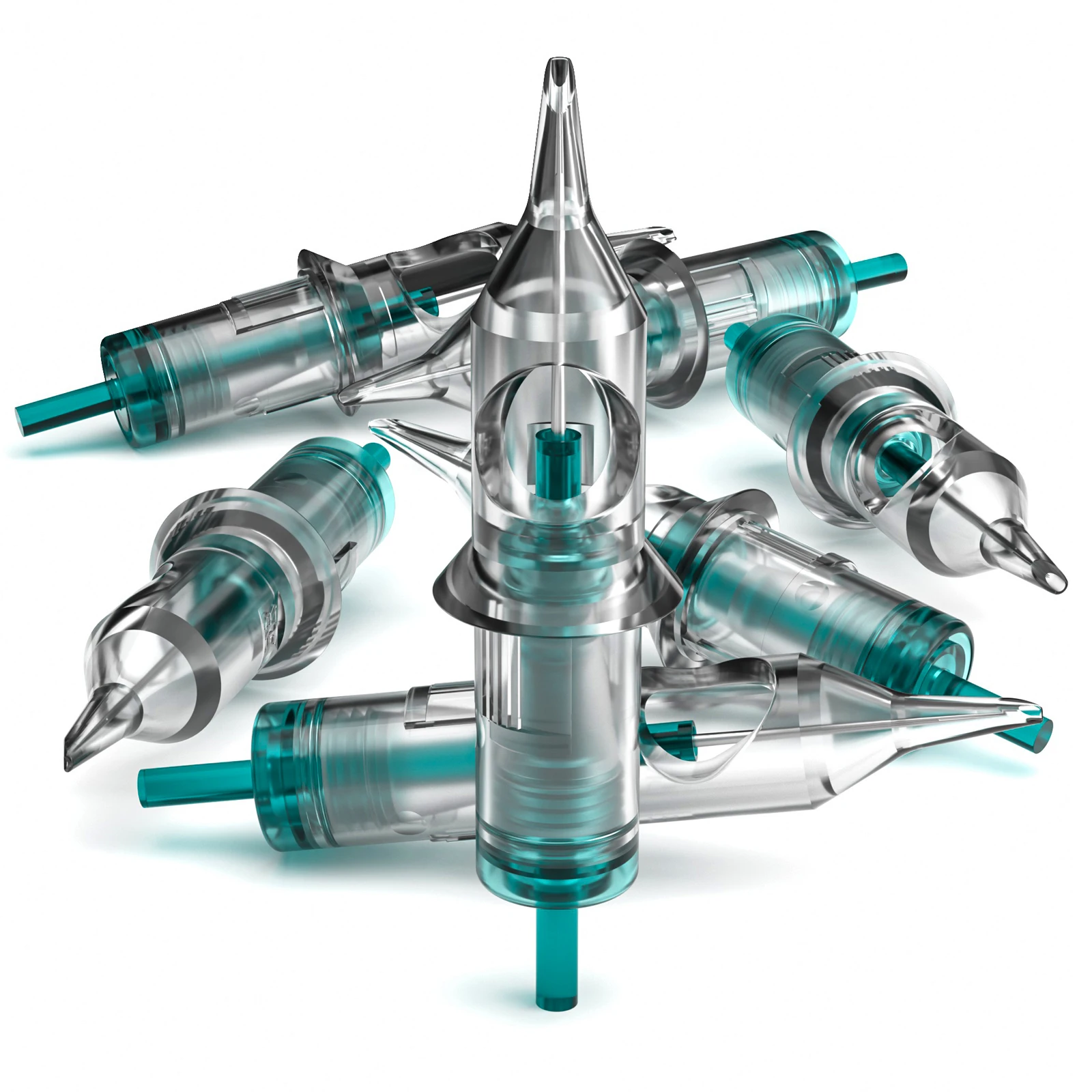 STIGMA 50Pcs High Quality Tattoo Needle Cartridge RL 0.3/0.35MM Blue Disposable Professional Sterilized Safety Tattooing Supply 3