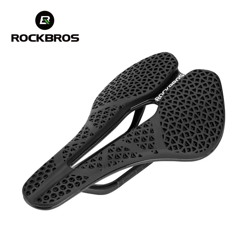 ROCKBROS 38001CS 3D Printed Bicycle Carbon Saddle Ultra-Light Shock-Absorption MTB Road Profession Racing Bicycle Cycling Saddle - Image 2