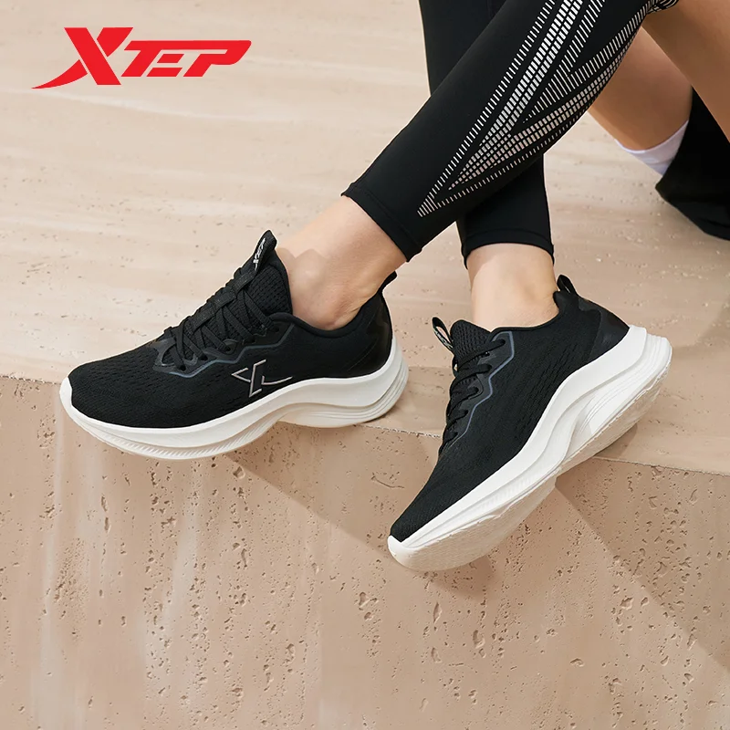 Xtep Running Shoes Women Autumn Comfortable Sports Shoes Cushion Lightweight Breathable Sneakers Support 977318110052