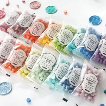 100pcs Macaron Color Sealing Wax Beads 1