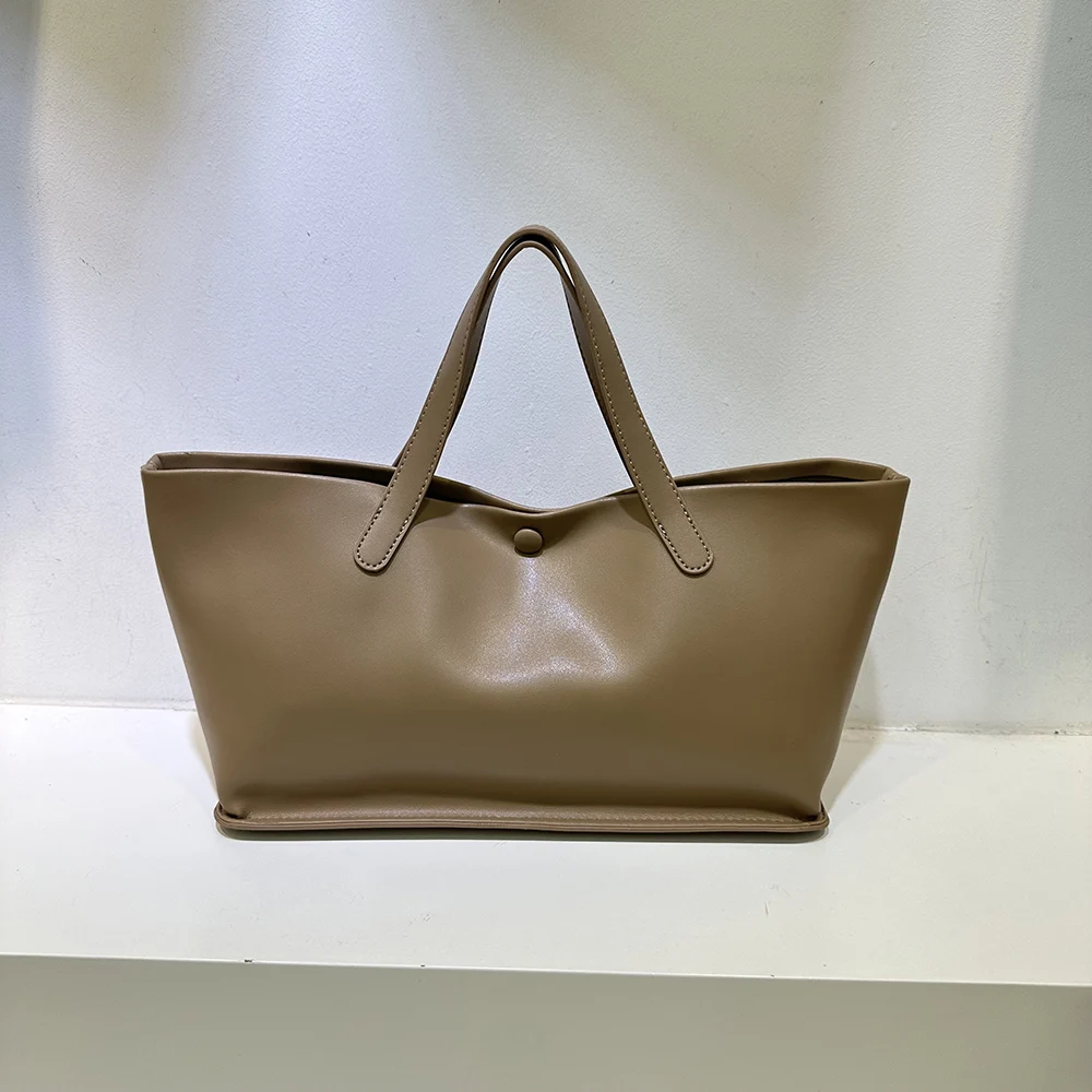 NEW Fashion Women's Shoulder Bag Fashion Top Handle Casual PU Leather Tote Handbag Underarm Bags Vintage Shopping Bag