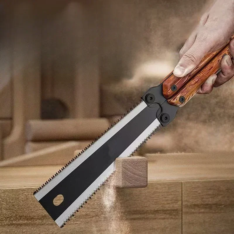 Folding Saw SK5 Steel Pocket Garden Double-sided Tooth Saw Japanese Saw Flush Cut Trim For Woodworking folding saw hand saw