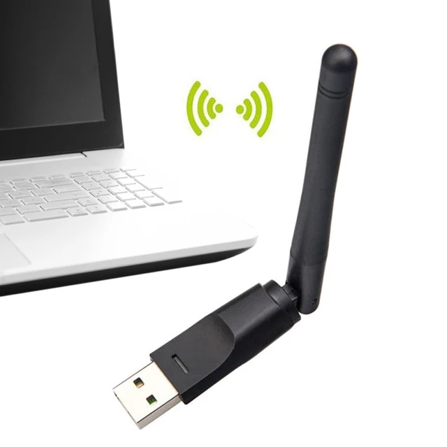 Antena Wifi USB Tarjeta de red receptor transmisor inalámbrico MT7601  150Mbps PC portátil ordenador