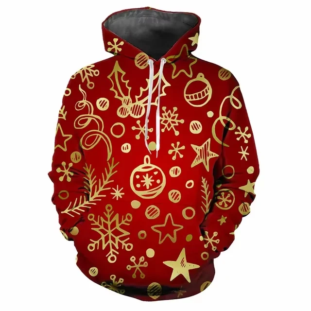 thumbnail image 1 of Sudadera con capucha de manga larga con estampado 3D para hombre, ropa de moda navideña para hombre, sudadera con capucha de otoño para hombre, sudadera con capucha para hombre, 1 of 5