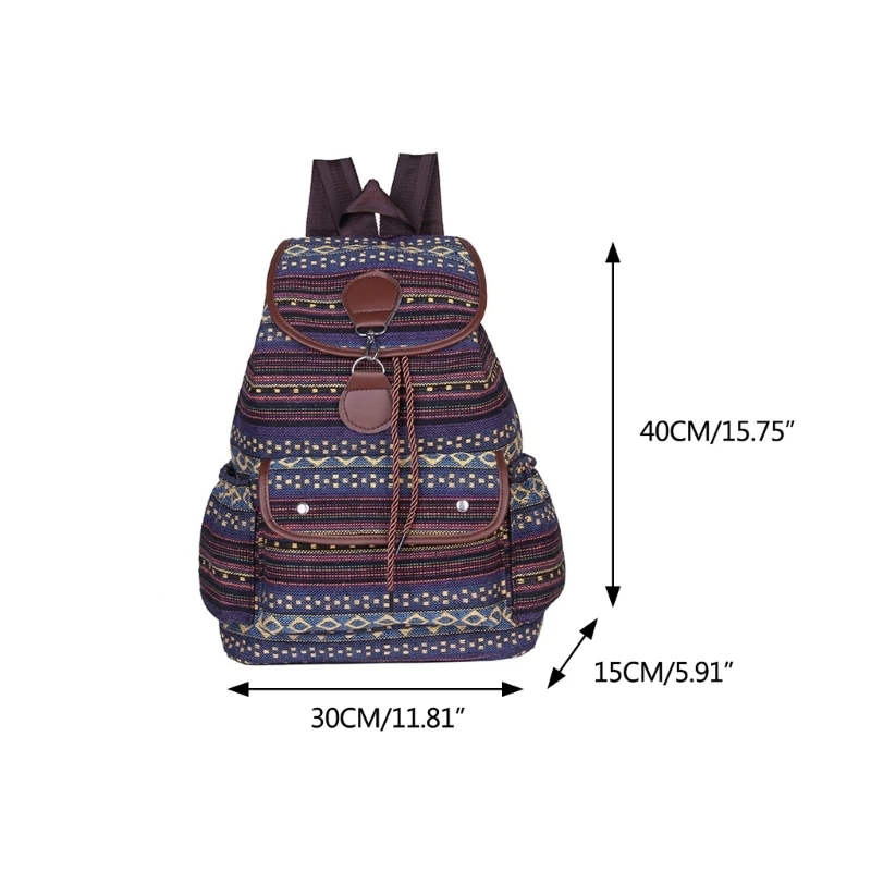 2024 Fashion Oxford Schoolbag Large Capacity Bookbags Backpack for Teen Girls Student Casual Versatile Daypack Vintage Bags 6