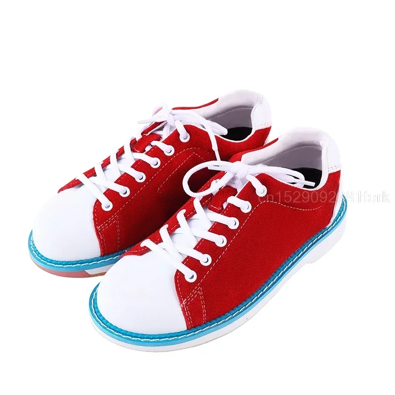 Women Sports Bowling Shoes Non-slip Sole Indoor Training Shoes Woman Breathable Lightweight Sneakers Large Size