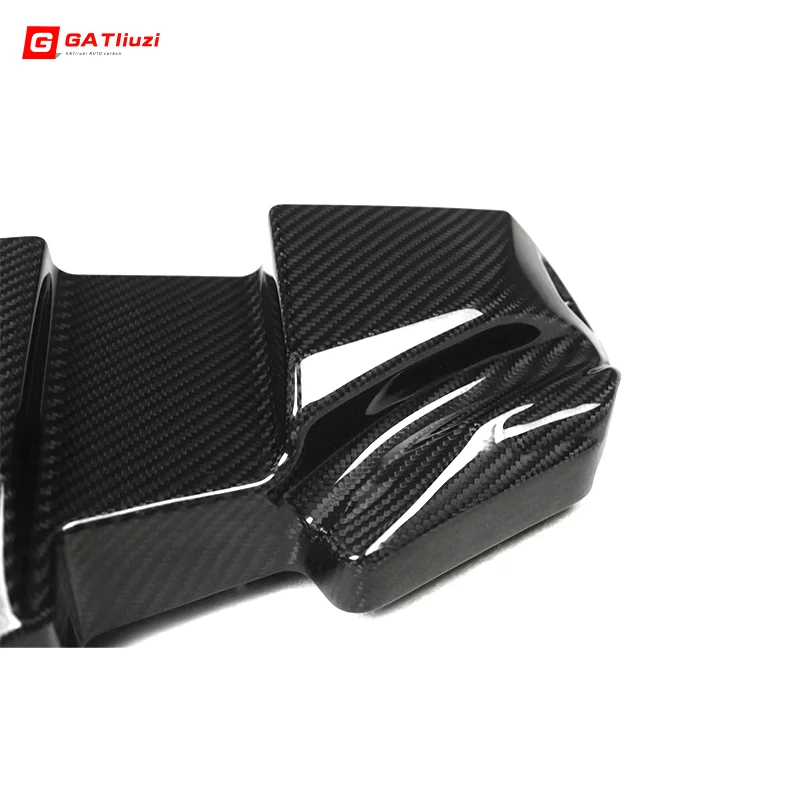 드라이 탄소 섬유 개조 ECU 커버, 엔진 구획 개조 릴레이 배터리 커버 보호 플레이트, BMW M3 M4 G80 G82 용