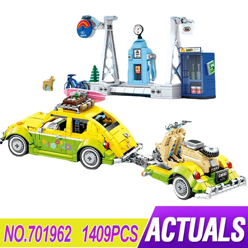 

Sembo Blocks 701962 Tourist Picnic Car Model 1409pcs Building Blocks Bricks Educational Puzzle Toys Birthday Gifts