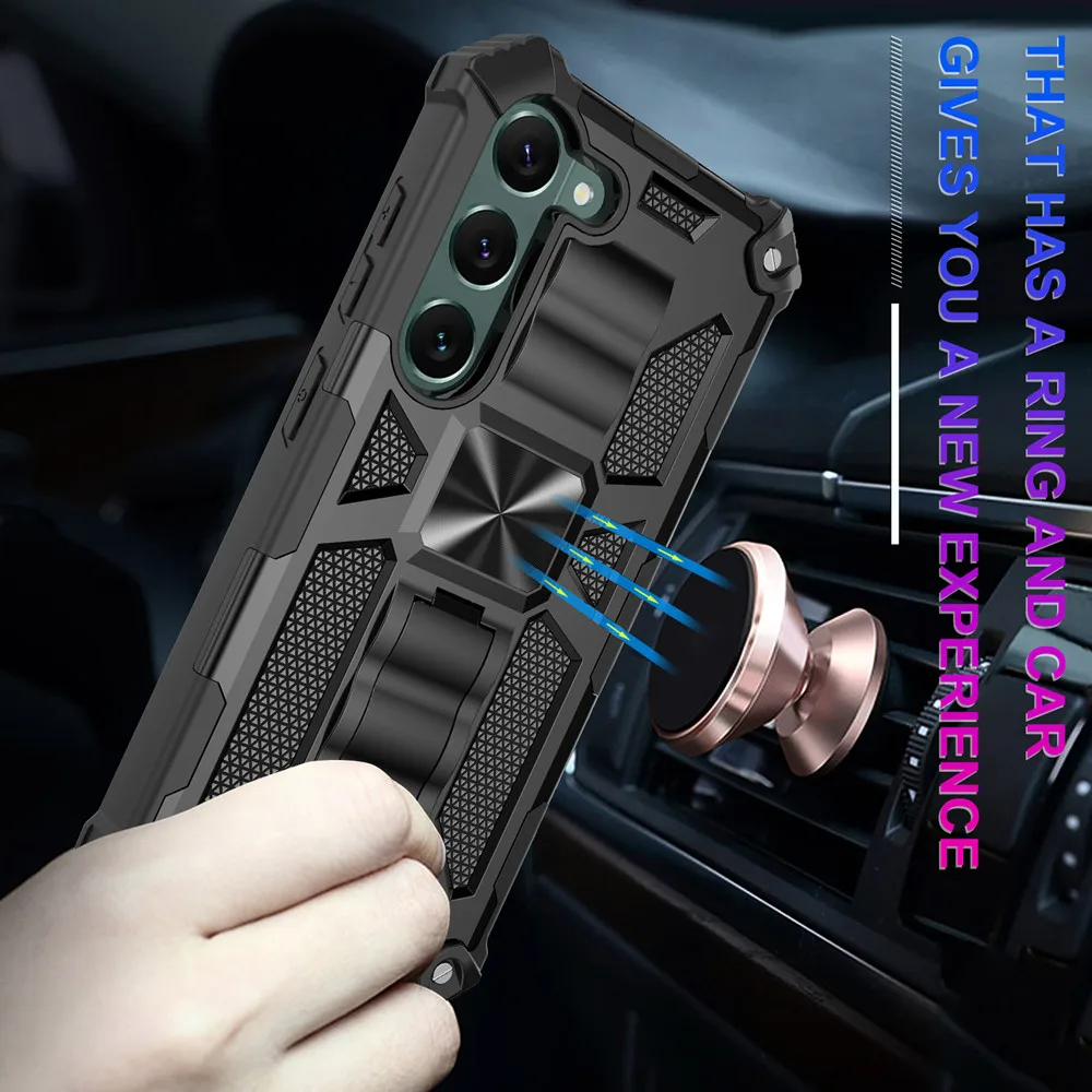 Shockproof Dual Layer Case with Built-in Kickstand