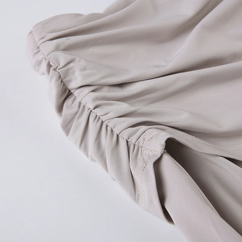 Solid High Waisted Asymmetrical Long Skirts Women Summer Holiday Vacation Clothing