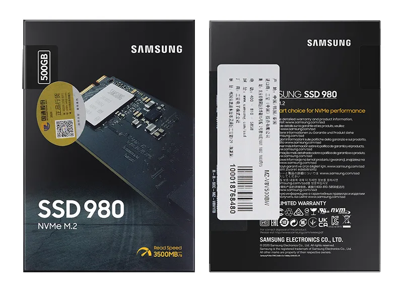 SAMSUNG SSD NVMe M2 PCIe 3.0 Solid State Drive 250GB 500GB Original ssd 1TB M.2 980 HD Hard Disk Up to 3500Mb/s Gen 3.0x4
