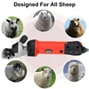 1500W Adjustable Heavy Duty Electric Shearing Clipper for Shaving Fur Wool in Sheep, Goats, Cattle, and Other Farm Livestock Pet 4