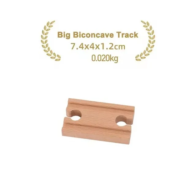 Premium Beech Wood Railway Train Track Accessories for Children’s Educational Play