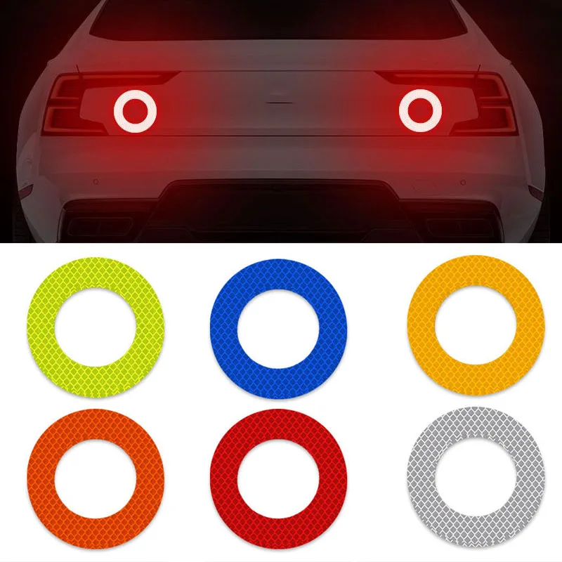 Pegatinas Reflectant Para Coche, Cinta Adhiva De Seguridad Para