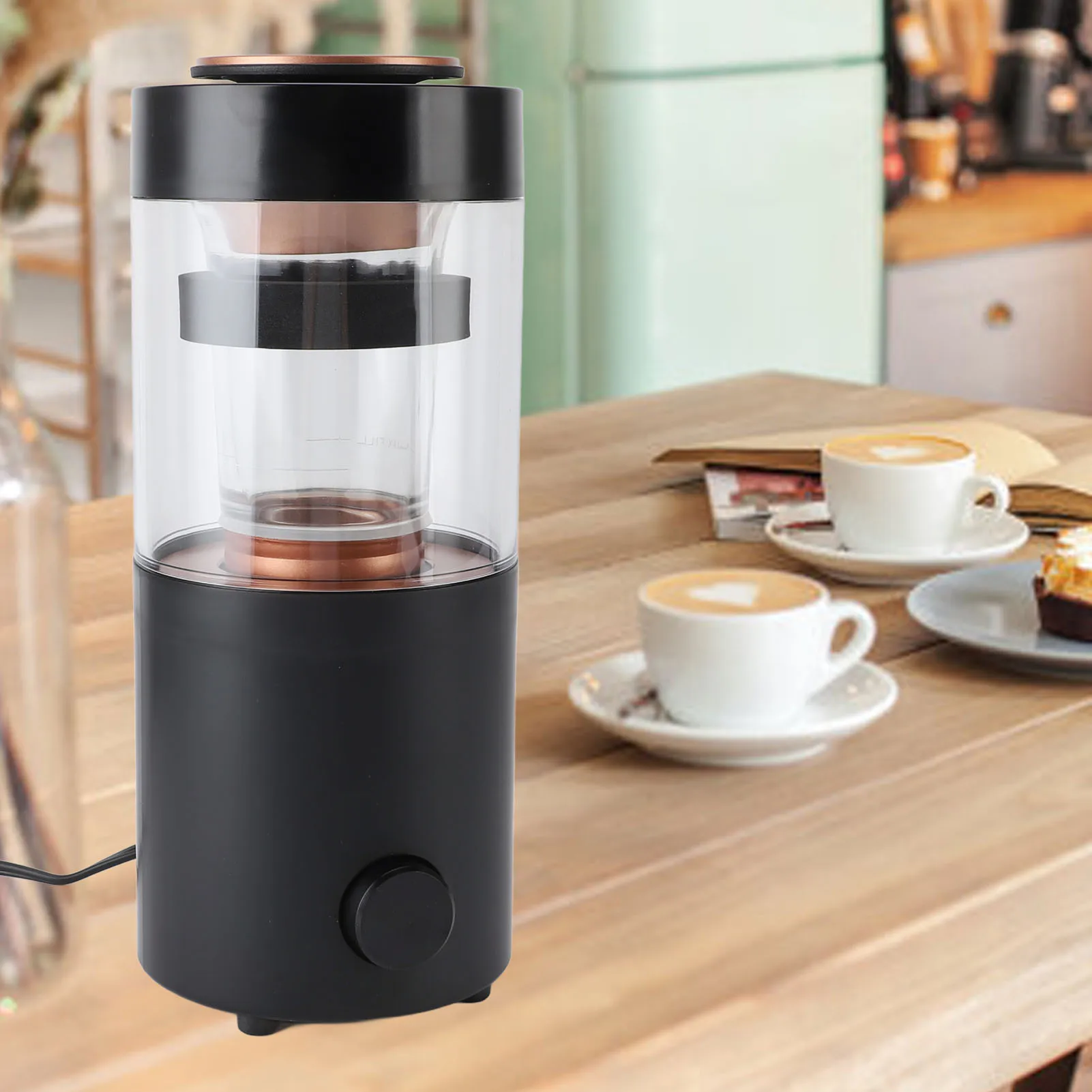 Coffee Bean Roaster 1300W Stainless Steel Transparent Glass Automatic Coffee Roaster Machine with Timer for Home Coffee Bean Roaster Coffee Roaster Machine