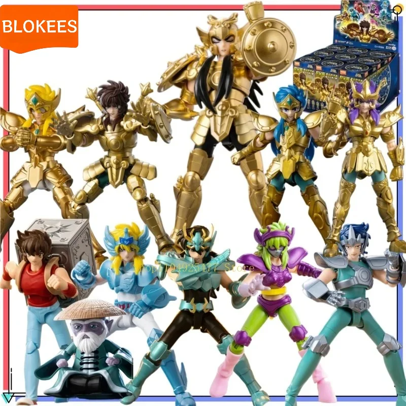 BLOKEES Bausteine Saint Seiya Star Edition Gold Inheritance Waage Shiryu Dohko Bewegliches Spielzeugmodell zum Zusammenbauen Geburtstagsgeschenk
