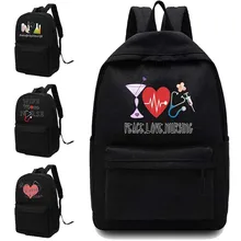 

2022 New Women Backpack Shoulders School Bag Canvas Laptop Backpack Unisex Backpacks Designers Nurse Pattern Printed Sport Bags