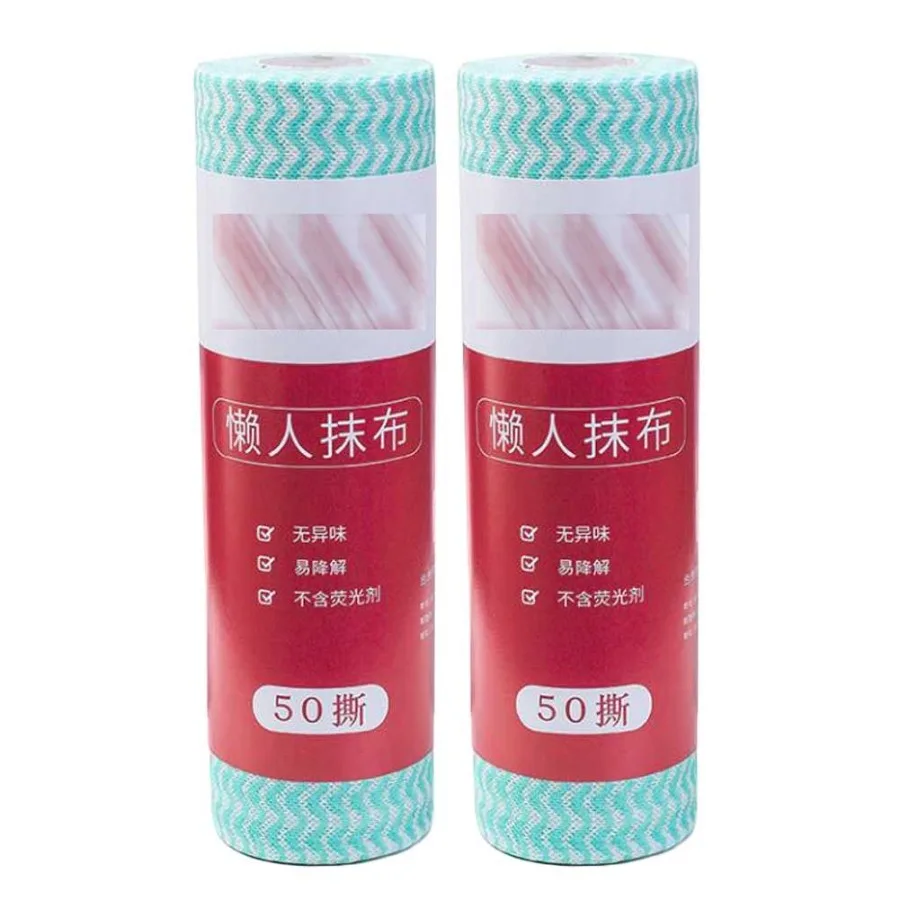 Eco Friendly Kitchen Towels Disposable Washcloth Rolls