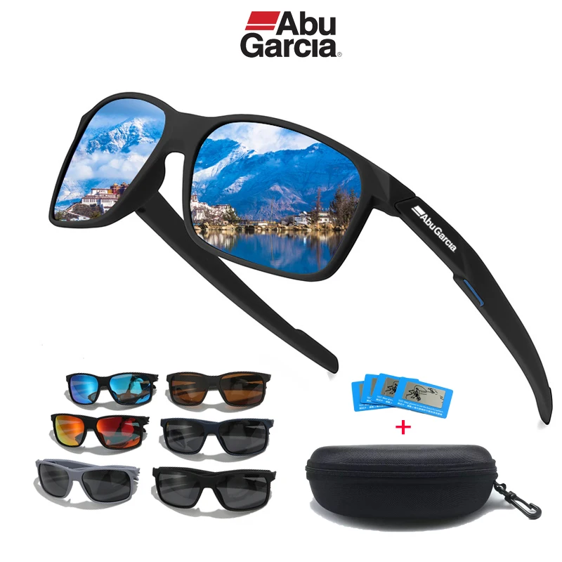 Polarized Sunglasses Abu Garcia Polarized Sunglasses for Men-Sports Fishing Polarized UV400 Glasses with Case-Outdoor Sun Protection