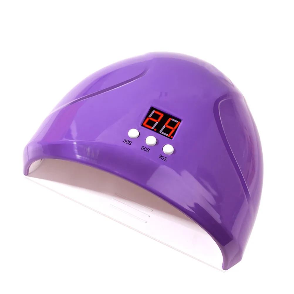 12 LED 36W UV 네일 드라이어 머신, 스마트 센서 자동 시작/정지 기능, 3가지 타이머 설정, LCD 디스플레이, 젤 연장 및 LED 글루용