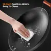 Stainless Steel Electric Wok Used For Home And Commercial,Temp From 140°F to 460°F,Concave Surface Dual Control 10 Power 24H Tim 5