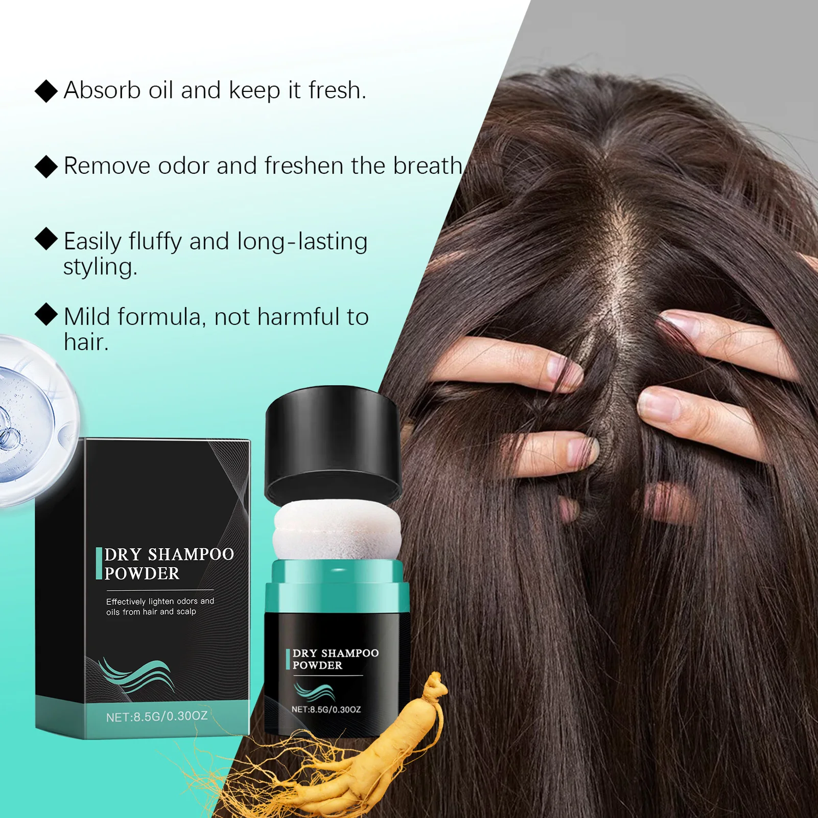 Fluffy Hair Powder Absorb Grease Clean Hair Increase Volume Mattifying Powder Finalize Care Styling Product Hot