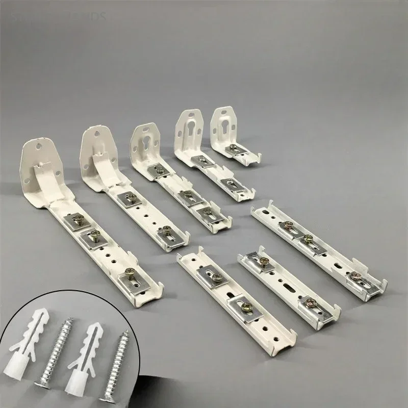 1PCS Thickened Steel Curtain Track Installation Code Bracket Side Mounted Top Mounted Wall Code Track Fixing Accessories