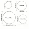 Colorful Round Rug for Nursery Rainbow Washable Rug for Playroom Kids Rug Non-Slip Bedroom Carpet for  Teepee Princess Castle 3