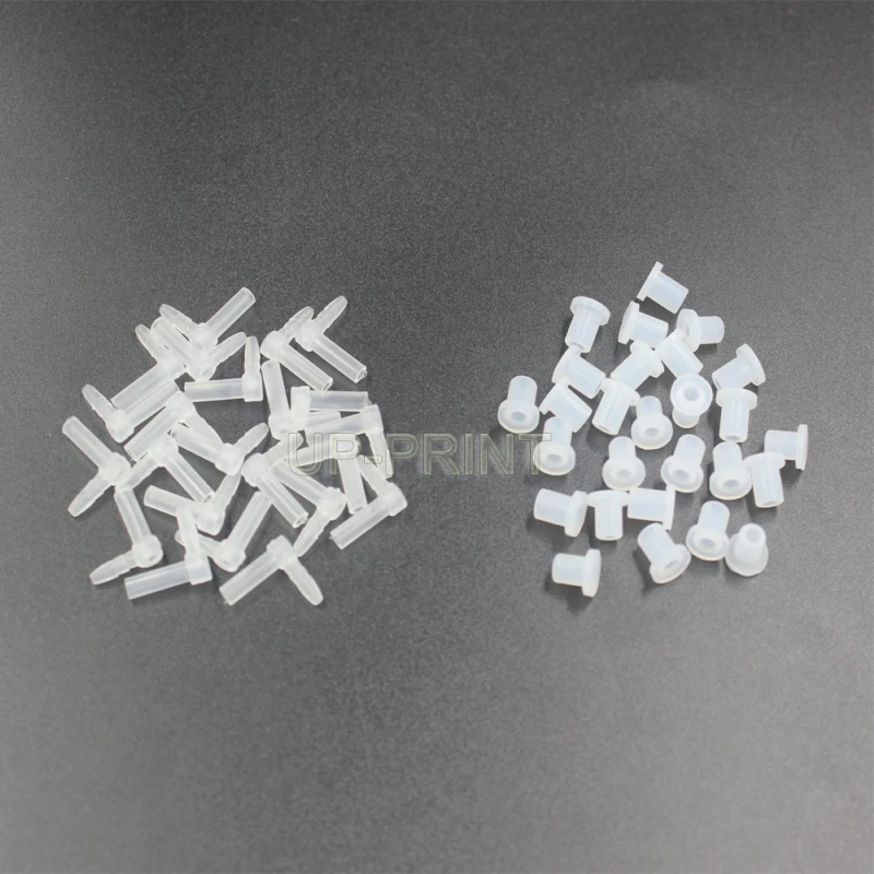 Rubber Parts 600pcs Small Pipe Sleeve and Pipeline Connector CISS Accessories