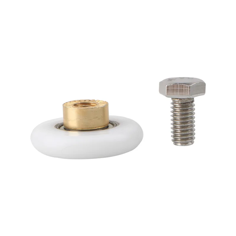 1 2 4pcs Door Roller Shower Rooms Cabins Pulley Shower Room Roller Runners Wheels Pulleys Diameter 20 23 25 27mm shower room pulley shower door rollers sliding door roller shower room rollers sliding door pulley