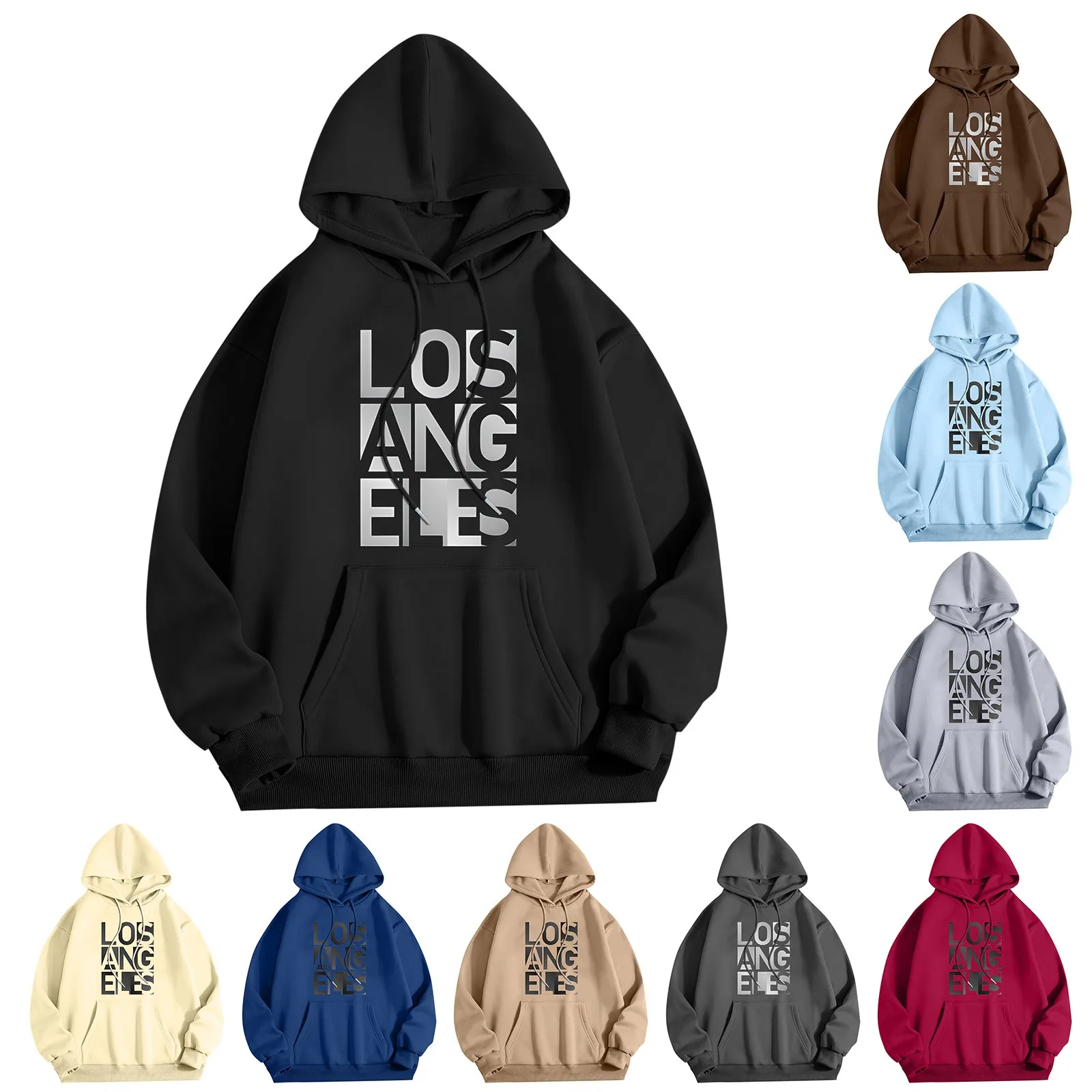 

Женская Повседневная Толстовка с капюшоном и длинным рукавом