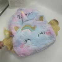 Unicorn Backpack Personalized Tie Dyed Plush Book Bag Cute Wings Girl Bag Children's Day Gift Birthday Gift 2