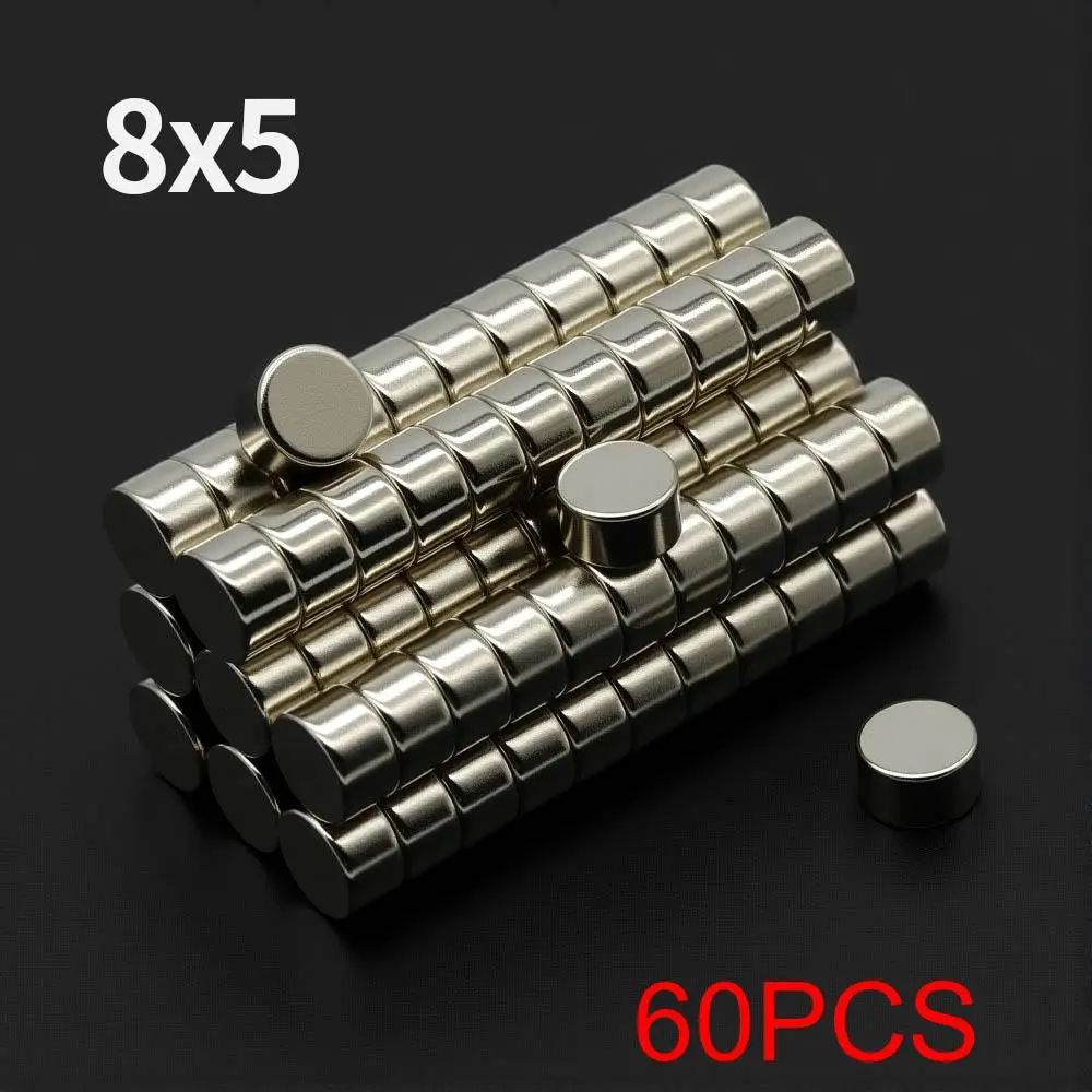 Versatile & Compact Magnetic Disc Set - Pack of 60 for Home, Office, and Creative Projects