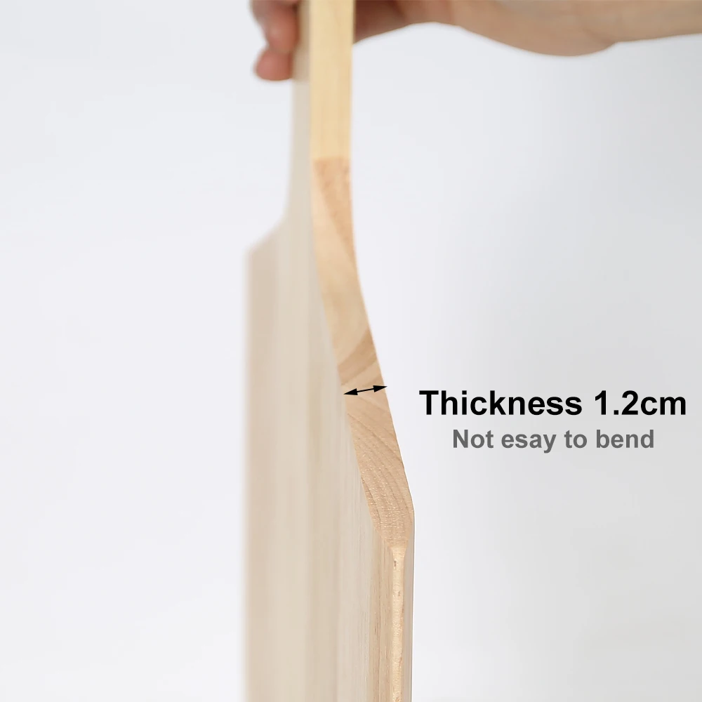 Pizza Peel PizzAtHome 14 inch Wood Pizza Peel Pizza Paddle Cutting Board With Handle Baking Bread Cutting Fruit Vegetables Cheese Pizza Bakeware