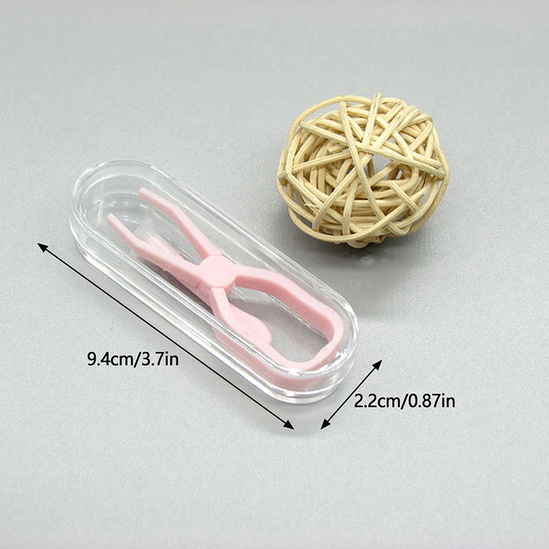 Mini Portable Contact Lens Clamping Rod Tweezers Combination Storage Box Plastic Remove Clamps Eyewear Accessories