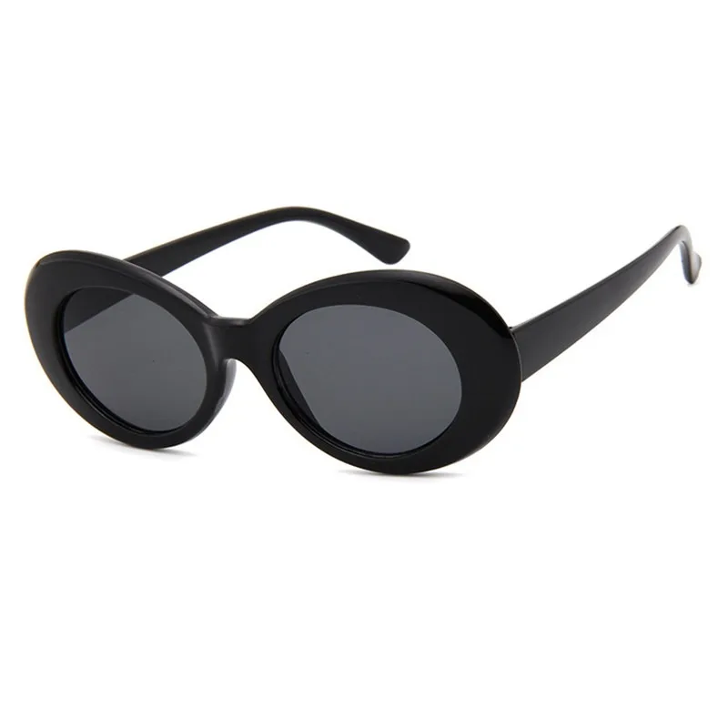 

New Punk Female Clout Goggles Kurt Cobain Eyeglasses Men Oval Sunglasses Women Unisex Hip Pop Sun Glasses Lady UV400