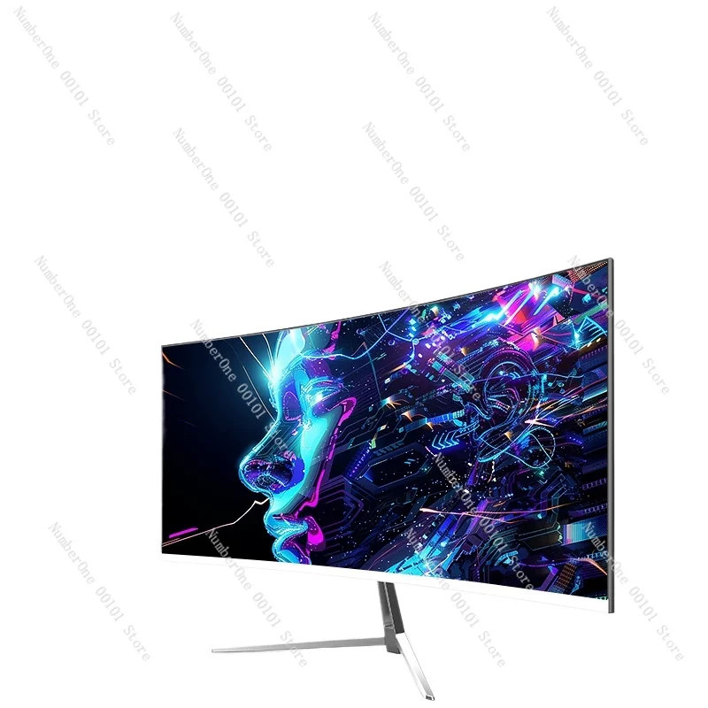 34 inch curved display - 4K 165Hz hairtail screen, 1500R curvature ...