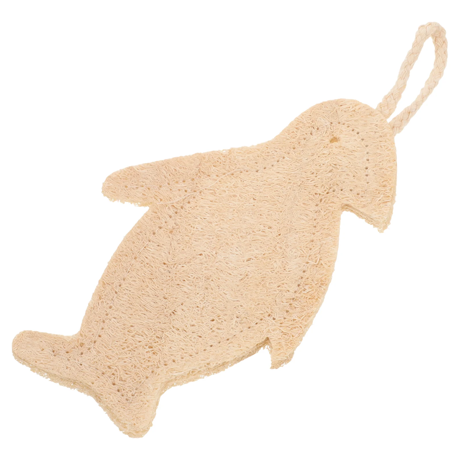 

Loofah Sponge Penguin Shape Shower Loofah Body Scrubber Loofah Pad Soap Scrubber Bathroom Soap Holder