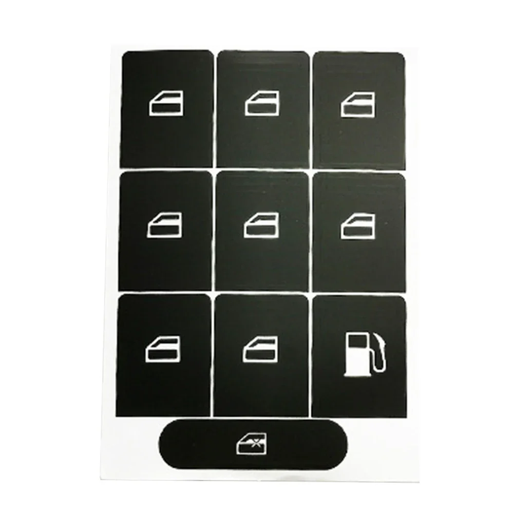 Lift Button Sticker for GOLF MK5 for PASSAT B6 Car Door Window Lift Button Stickers Switch ...