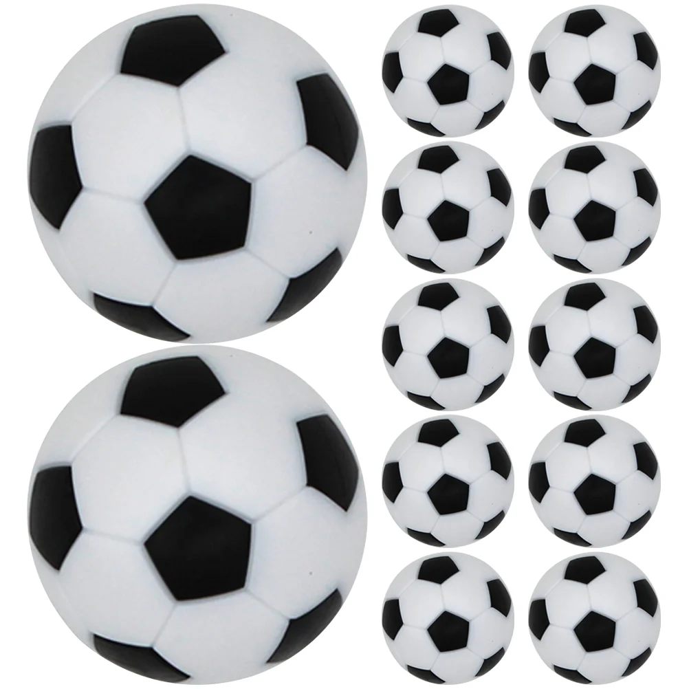 

12 Pcs Mini Table Football Gaming Stuff Foosball Accessories Balls The Hips Parent-child Desktop Soccer Game Footballs Adult