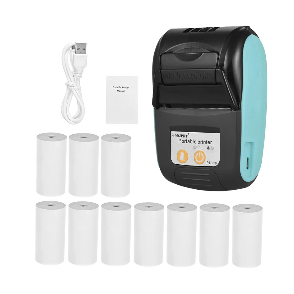 Portable Thermal Receipt Printer for Retail, Restaurants, and Logistics
