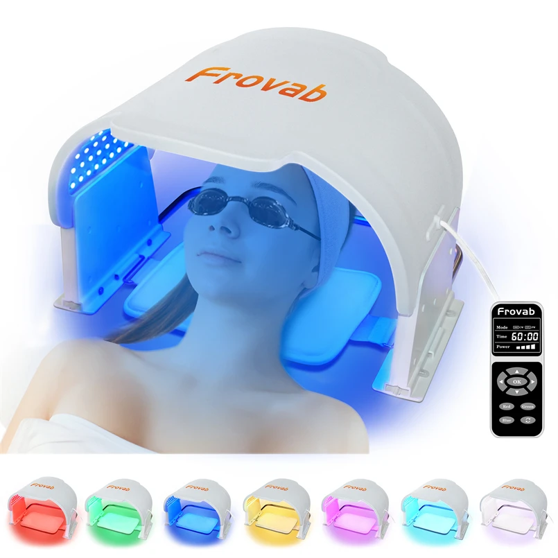 Phototherapy Facial Wrinkles LED Face Light Therapy Mask 990 Red Light Therapy Face Beauty Salon Treat Acne Fine Lines Wrinkles