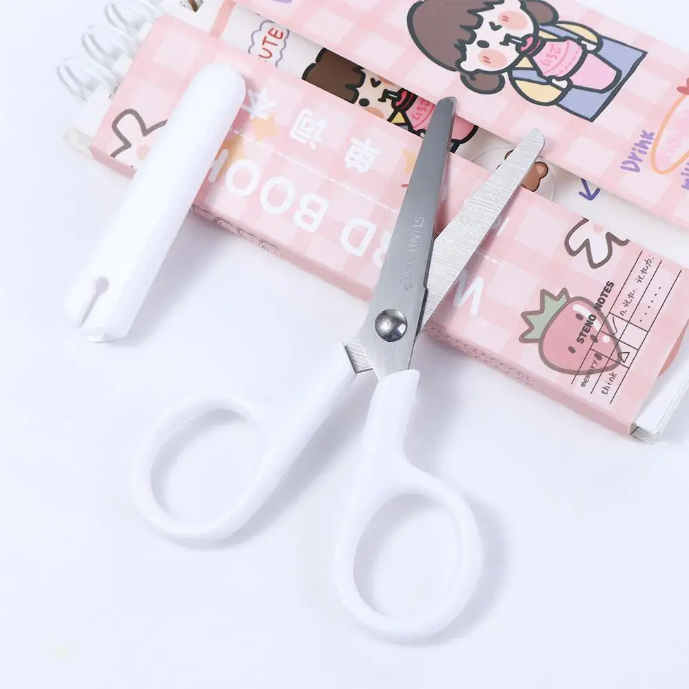 

Handmade Tools School Supply Mini for Paper Student Handwork Scissor White Color Office Scissor White Tiny Scissors