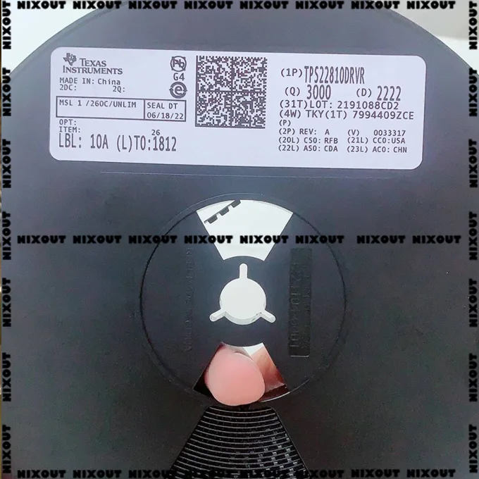 

100 шт./партия TPS22810DRVR TPS22810DRV TPS22810DRVT 1CRH WSON6 100% Новый оригинальный