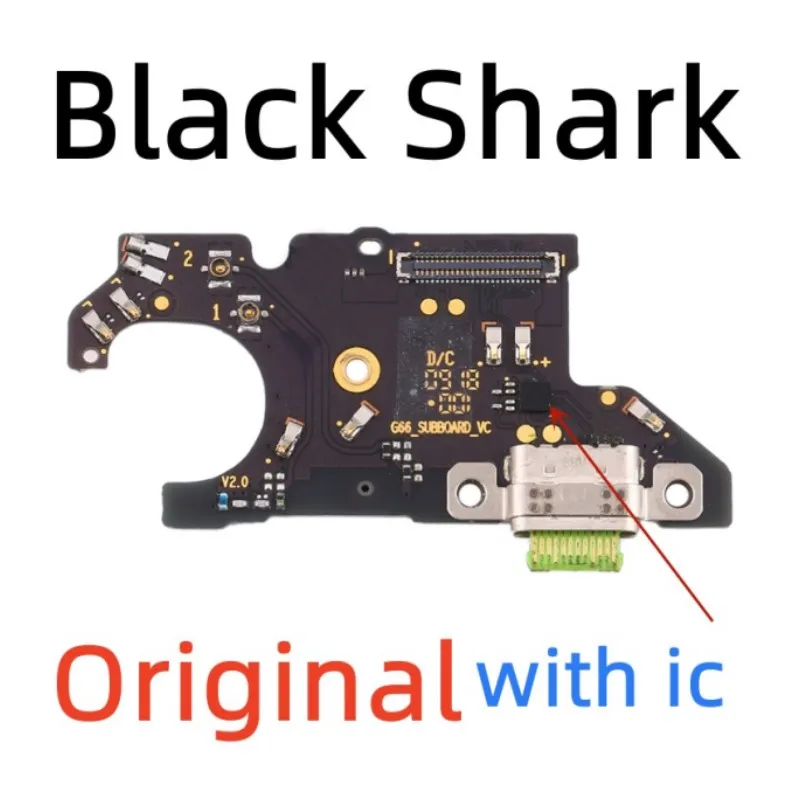 オリジナルのUSB電源充電器,Xiaomi Black Shark 2 3 4 5 pro用のスペア